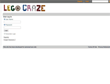 Tablet Screenshot of legocraze.com